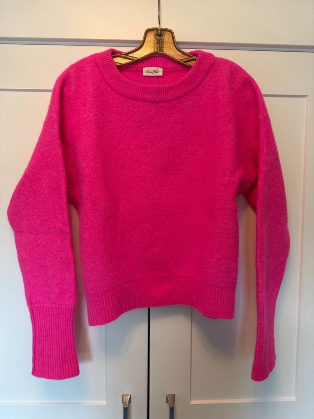 American Vintage Hot Pink Crewneck Sweater